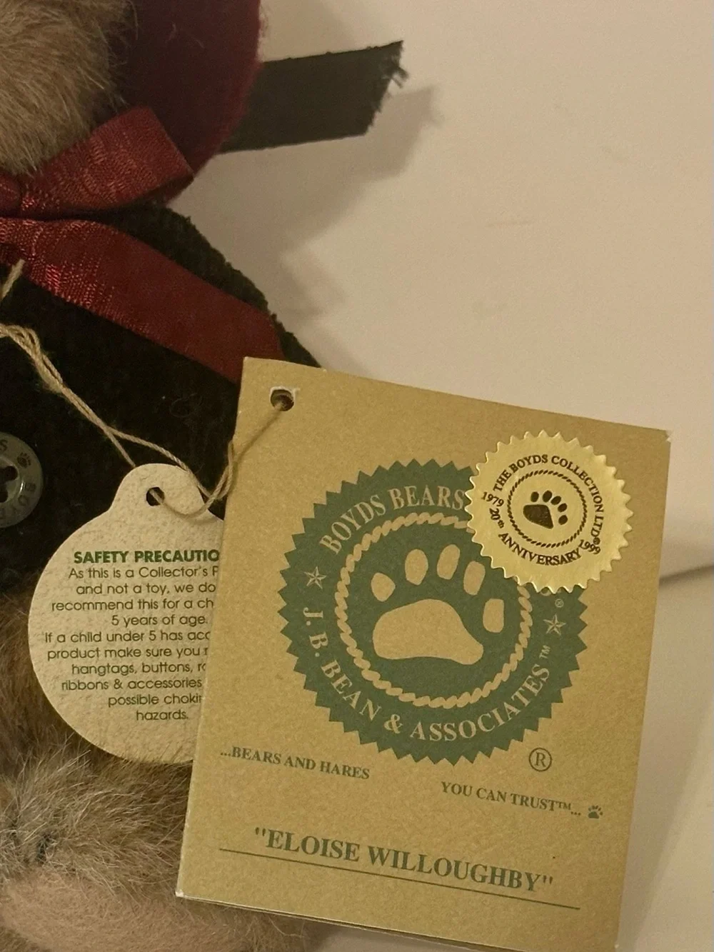BOYDS BEARS PLUSH 